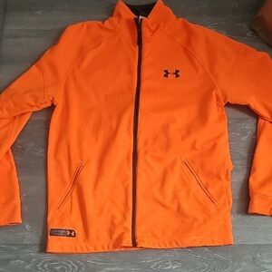 Under Armour Men's Vibrant Orange Performance Jacket Size Large *as Is